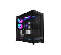 Torre ATX Montech HS02 Pro Black Max Vent 175 mm Max VGA 420 mm Vidrio Templado Iluminación aRGB USB-C