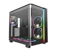 Torre ATX MONTECH King 95 Pro ARGB Black | Vidrio templado de 4 mm, paneles de liberación rápida, distancia de GPU de 420 mm, radiador superior de 360 mm