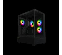 Torre atx montech xr black premontada con fuente 650w y ref
