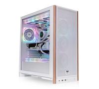 Torre ATX Thermaltake S370 WS Snow Blanco Vidrio Templado Gaming