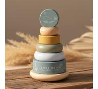 Torre de apilamiento de madera Ocean con anillas | Little Dutch