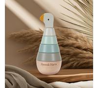 Torre de apilamiento personalizada para nacimiento con datos de nacimiento – Little Goose – Sin personalización