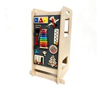 Torre de aprendizaje Montessori con accesorios