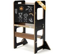 Torre de aprendizaje Montessori labebe para niños, con mesa plegable 3 en 1, multifunción, protección antivuelco, a partir de 1 año