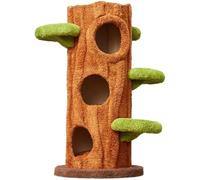 Torre de árbol para Gatos Magic Forest, 95 × 46 cm (37,4 "× 18,1") Marco de Escalada para Gatos de Madera Maciza, Nido para de Varios Niveles para hogares con Varios