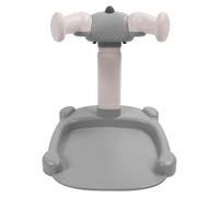 Torre de baño de abrazo de bebé, soporte para el soporte de ducha para niños pequeños, mango de silla de asiento de baño, manos de madre, configuración fácil (Gray)
