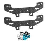 Torre de choque delantera y trasera de carbono para Tamiya TT-02RR TT-02D TT02 TT-02R Hop Up RC Car Upgrade Parts