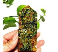 Torre De Cristal De Jaspe Kambaba Natural, Varita, Punto De Piedra, Obelisco, Decoración Del Hogar, Prismas, Wicca, Chakra, Cristales Curativos, Decoración,AA38 128g 88-33mm