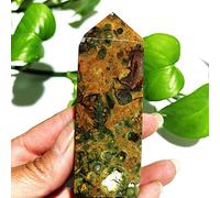 Torre De Cristal De Jaspe Kambaba Natural, Varita, Punto De Piedra, Obelisco, Decoración Del Hogar, Prismas, Wicca, Chakra, Cristales Curativos, Decoración,AA39 117g 90-31mm