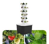 Torre de Cultivo hidropónico Vertical, Kit de Torre de Cultivo hidropónico Vertical - Sistema de Cultivo sin Suelo de 6 Capas para Jardines Interiores y Exteriores - Solución hidropónica efi