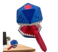 Torre de dados, rodillo de dados, accesorio de juego de rol con forma de lengua grande para mesa familiar, sala de estar, fiesta de sociedad