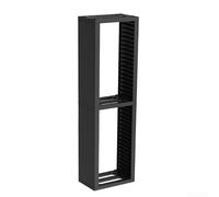 Torre de disco de videojuegos con soporte para controlador, soporte de almacenamiento ABS para DVD y juegos, estante organizador negro para exhibición de colección de juegos (TP4-19280)