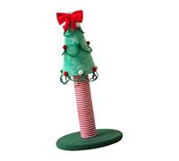 Torre de escalada elegante poste para cachorros pequeños, gatitos, árbol de Navidad de dibujos animados, mascotas para el hogar, poste grande de árbol de Navidad