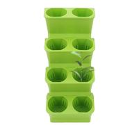 Torre de jardín vertical, de cultivo de plantas profundas de múltiples capas,Cajas de contenedores para jardineras: adecuadas para uso en el jardín, terraza, balcón, pastizal, en casa y en