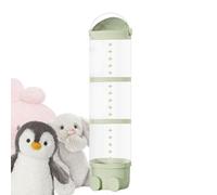 Torre de juguete blando: tubo de almacenamiento de pie claro de tamaño, contenedor para dormitorio de niños, soporte de exhibición de muñeca suave apilable diseñado cuidadosamente con estructura