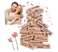 Torre de la lujuria, juego para adultos, bloques de pasión, juego de torre de bloques súper traviesos, juegos de parejas para adultos, juego de bloques apilables de torre de San Valentín, juego de