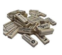 Torre de la lujuria, juego para adultos, juego de torre de bloques súper traviesos, juegos de parejas para adultos, divertido juego de bloques apilables de torre de madera para San Valentín, bloques