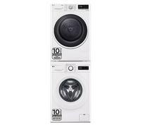 Torre de Lavado, Blanca, Lavadora 9kg, 1400rpm, un 10% mas eficiente que A + Secadora 9kg TORRE0909KG.SET.EEES.C