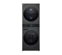 LG WT1210BBF lavadora-secadora Independiente Carga frontal Negro A