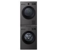 Torre de lavado y secado| LG TORRE808NDK, Bomba de calor, 8kg lavado, 8kg secado, 1400rpm, serie 100,clasificación A/D, Silver grafito e inox graffito - TORRE808NDK.SET