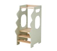 Torre de observación evolutiva, diseño de dinosaurio, madera de haya