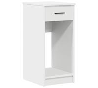 vidaXL Torre de Ordenador con cajón Blanco 35x45x77 cm, Soporte para Torre de pc, Soporte para CPU, Soporte para Torre de CPU, Soporte para CPU