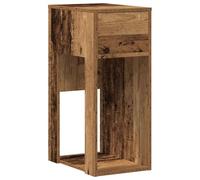 vidaXL Torre de Ordenador con cajón Madera Vieja 30x44x74 cm, Soporte para Torre de pc, Soporte para CPU, Soporte para Torre de CPU, Soporte para CPU
