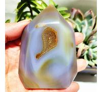 Torre De Piedra De Cristal De Ágata Natural Puntos De Varita De Cristal Energía De Chakra Cristales Curativos Piedra De Curación De Cristal De Energía,A27 141 G 82-61 Mm