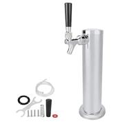 Torre de tiro de acero inoxidable con conexión a prueba de fugas y grifo de cierre automático para cerveza de barril y bebidas carbonatadas, uso comercial columna dispensadora de bebidas