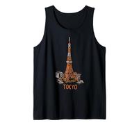 Torre de Tokio Japón Viaje Souvenir City Monumento Regalo Camiseta sin Mangas
