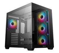 Torre DeepCool CG530 4F Negro ATX Vidrio Templado 4 Ventiladores 285x440x399mm