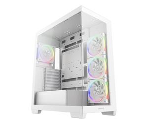 Torre DeepCool CG580 4F V2 Blanca Ventana Vidrio Templado Iluminación RGB