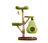 Torre del árbol del Gato Marco de Escalada for Gatos en Forma Pera, árbol for Tres Capas, Juguete for, Tablero rascador Universal for Todas Las Estaciones