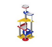 Torre del árbol para gatos Estructura para trepar para gatos, nido para gatos, árbol para gatos, villa para un gato, columna tongtiana, columna para trepar para gatos, plataforma para saltar para