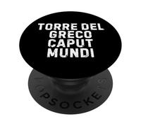Torre del Greco Caput Mundi Simpatica Uomo Donna Bambino PopSockets PopGrip Adhesivo