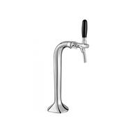 Torre dispensadora cerveza cromada 1 línea entrada 8 mm acero inox