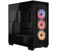 Torre E-ATX Corsair 3500X LXR Link RGB Negro Cristal Templado
