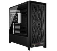 CORSAIR Frame 5000D RS Caja Modular Mid-Tower de Gran Flujo de Aire para PC - 4X Ventiladores RS Preinstalados, Sistema de Montaje de Ventiladores InfiniRail - Negro