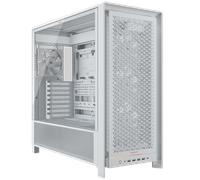 CORSAIR Frame 5000D RS Caja Modular Mid-Tower de Gran Flujo de Aire para PC - 4X Ventiladores RS Preinstalados, Sistema de Montaje de Ventiladores InfiniRail - Blanc