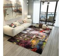 Torre Eiffel De París Alfombra Antideslizante Impresa En 3D. 200 X 300 Cm Felpudo Interior - Suave Y Lavable - Antimanchas, No Se Desprende: Respetuoso con El Medio Ambiente - Fácil De /3010842532005