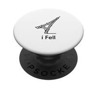 Torre Eiffel giftidea, Divertido y Minimalista i Fell PopSockets PopGrip Adhesivo