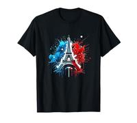 Torre Eiffel: Icono de París Revisitado en Clave Street Art Camiseta