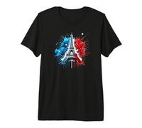 Torre Eiffel: Icono de París Revisitado en Clave Street Art Camiseta Premium