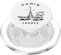 Torre Eiffel París Francia Tour francés City Trip PopSockets PopGrip para MagSafe