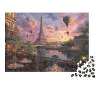 Torre Eiffel París View_2 Puzzle 1000 Piezas De Cartón Grueso Juego De Rompecabezas En Paquete Anti Estrés Adultos para Actividad para Sobremesa como Regalo Original 70x50cm/1000pcs