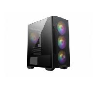 MSI MAG FORGE M100R carcasa de ordenador Midi Tower Negro, Transparente