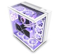 torre gaming nzxt h9 elite atx blanco