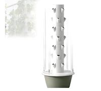 Torre hidropónica aeropónica para 20/28/36 plantas, con circulación de agua inteligente, temporizador automático para la bomba de agua, kit para huerto de interior y exterior. 5layers-WithLight