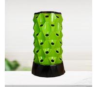 Torre hidropónica, torre de jardín aeropónico, torre de jardín hidropónico vertical, sistemas de cultivo de plantas de interior con ciclo de agua, para verduras, hierbas y fresas. Green-48holes