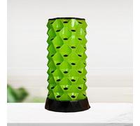 Torre hidropónica, torre de jardín aeropónico, torre de jardín hidropónico vertical, sistemas de cultivo de plantas de interior con ciclo de agua, para verduras, hierbas y fresas. Green-80holes